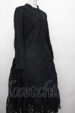 画像3: axes femme Nostalgic / 総レースパッチワークワンピース  黒 S-26-03-23-040-LO-OP-AS-ZS (3)