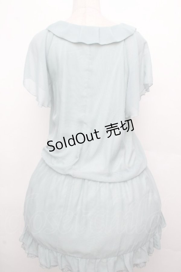 画像2: axes femme / シフォンワンピース  グリーン S-26-03-23-046-AX-TO-AS-ZS (2)