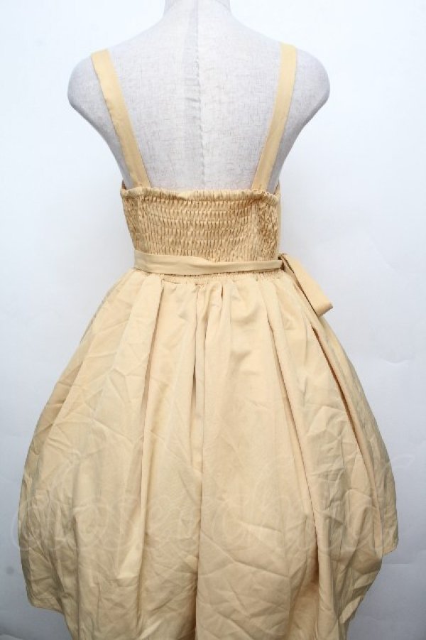 画像2: axes femme kawaii / ソフィアジャンパースカート  イエロー S-26-03-23-047-AX-OP-HR-ZS (2)