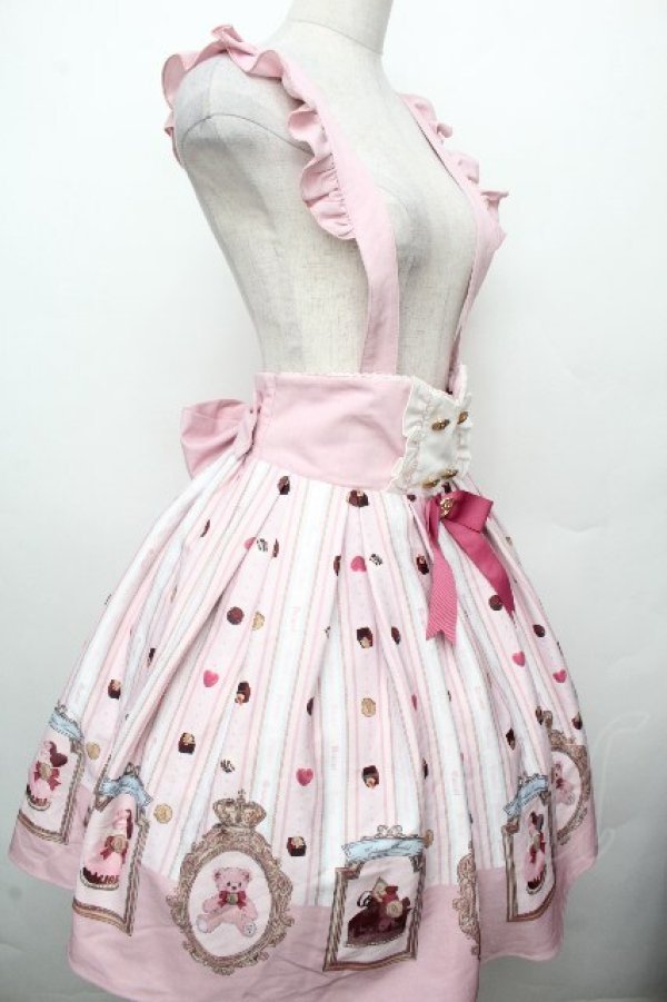 画像3: Amavel / Nounours Chocolatoryスカート  ピンク S-26-03-23-049-CA-SK-HR-ZS (3)