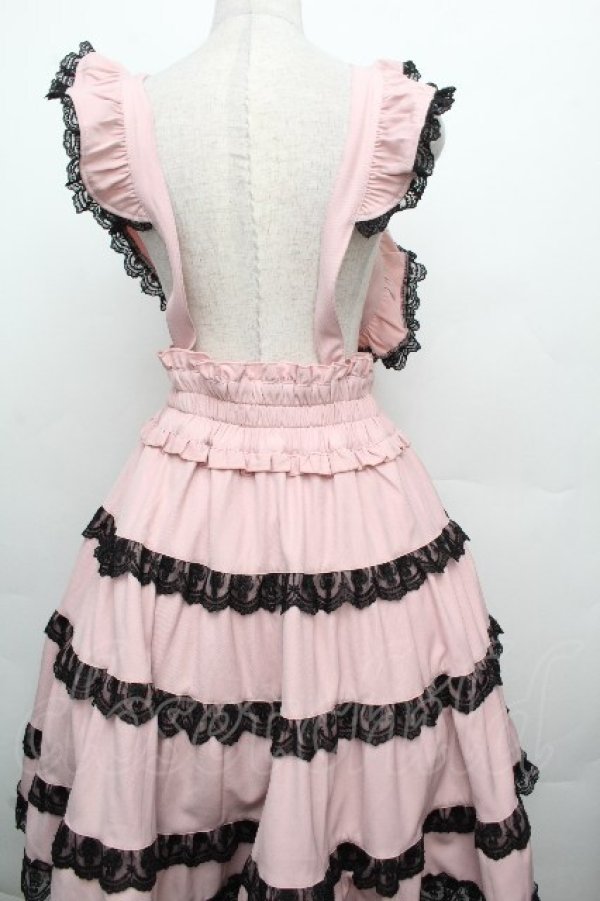 画像2: DearMyLove / ミルフィーユティアードスカート 4L ピンク S-26-03-23-056-0-SK-AS-ZS (2)