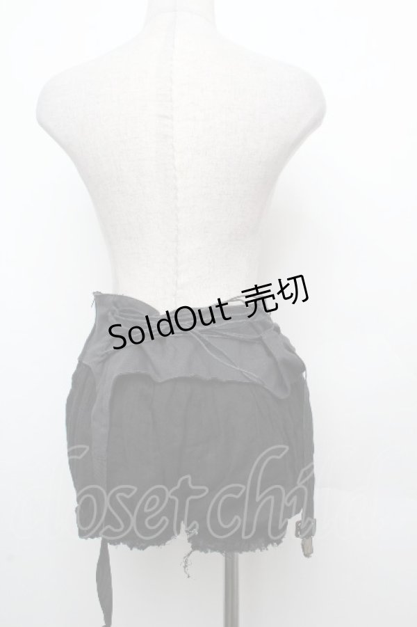 画像2: STIGMATA / ガーゼカボチャパンツ  黒 S-26-03-23-059-GO-PA-HR-ZS (2)