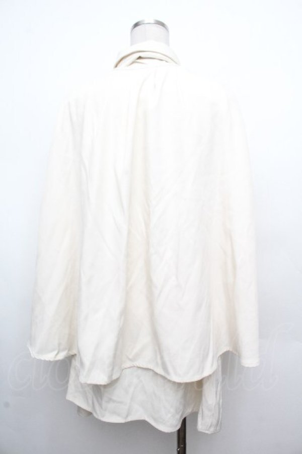 画像2: axes femme / ロングケープセットミニワンピース  オフ S-26-03-23-008-AX-OP-AS-ZS (2)