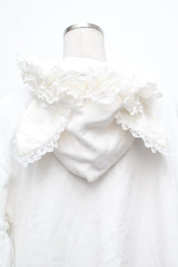 画像5: HANGRY&ANGRY / H&A CAT EARS PRINCESS SLEEVE DRESS PARKA  白 S-26-03-23-010-HN-AC-HR-ZS (5)