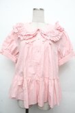 画像1: LOLITA / フリルブラウス  ピンク S-26-03-23-013-LO-BL-AS-ZS (1)