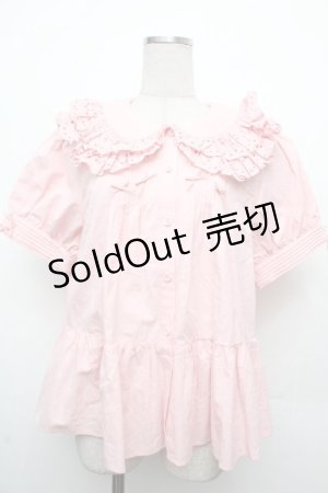 画像: LOLITA / フリルブラウス  ピンク S-26-03-23-013-LO-BL-AS-ZS