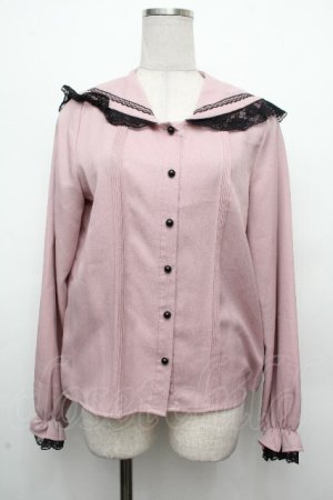 画像: MA*RS / セーラー襟ブラウス  ピンク S-26-03-23-015-EL-BL-HR-ZS