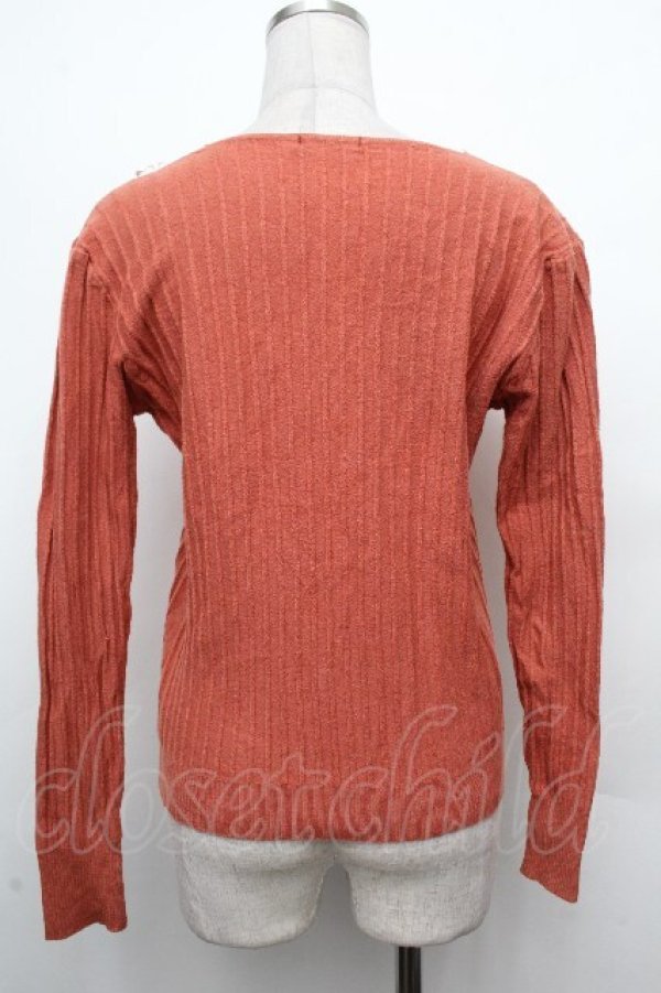 画像2: axes femme POETIQUE / /ニット  オレンジ S-26-03-23-018-AX-TO-AS-ZS (2)
