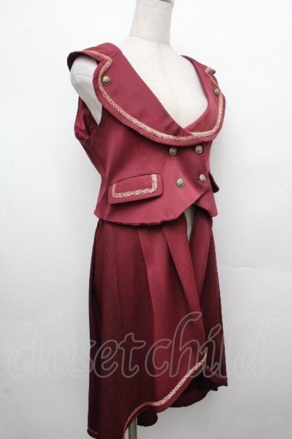 画像3: Amavel / Swing Jazz Band ベスト  ボルドー S-26-03-23-023-CA-TO-AS-ZS (3)