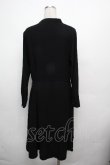 画像2: axes femme / サイドレース切替ワンピース  黒 S-26-03-23-027-AX-BL-AS-ZS (2)