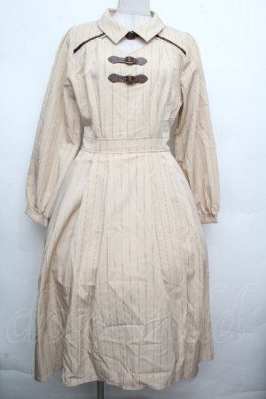 画像: axes femme / ベルトディティールワンピース  オフ S-26-03-23-032-AX-OP-AS-ZS