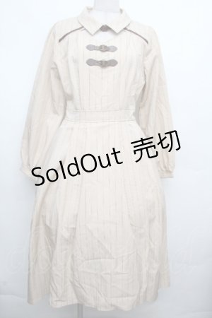 画像: axes femme / ベルトディティールワンピース  オフ S-26-03-23-032-AX-OP-AS-ZS