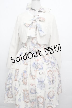 画像: Forest Wardrobe / 永遠のエコー半袖ワンピース+ジャケットセット  アイボリー S-26-03-23-033-LO-OP-HR-ZS