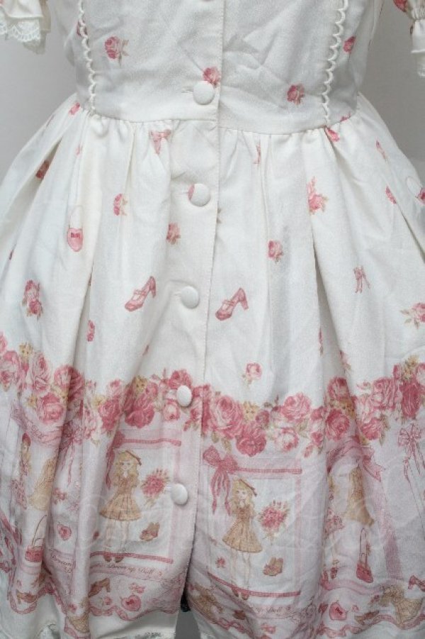 画像5: LIZ LISA / ドレスアップドール柄ワンピース  オフ S-26-03-24-027-LO-TO-HR-ZS (5)