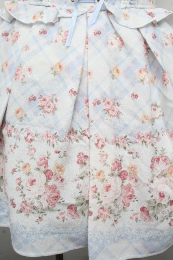 画像5: LIZ LISA / フラワー＆チェック柄ジャンスカ  サックス S-26-03-24-028-LO-OP-HR-ZS (5)