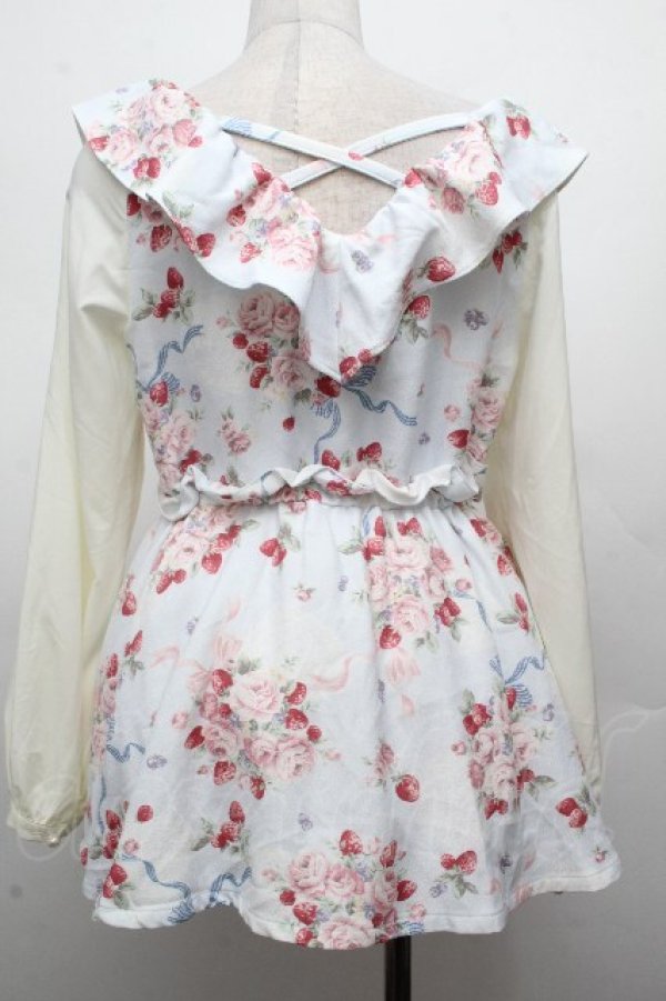 画像2: LIZ LISA / ベリーブーケトップス  サックス S-26-03-24-029-LO-TO-HR-ZS (2)