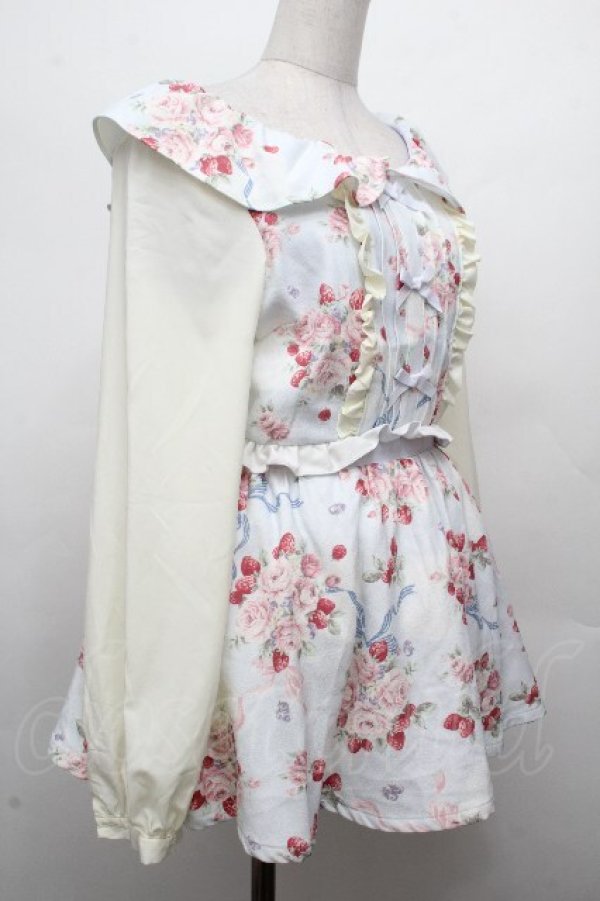 画像3: LIZ LISA / ベリーブーケトップス  サックス S-26-03-24-029-LO-TO-HR-ZS (3)