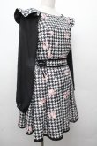 画像3: LIZ LISA / 千鳥花柄ワンピース 0 黒 S-26-03-24-031-LO-OP-SZ-ZS (3)