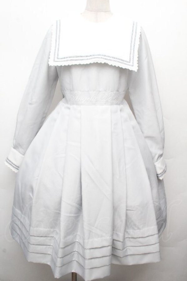 画像1: Angelic Pretty / 上級生ワンピース  グレー S-26-03-24-033-AP-OP-HR-ZS (1)