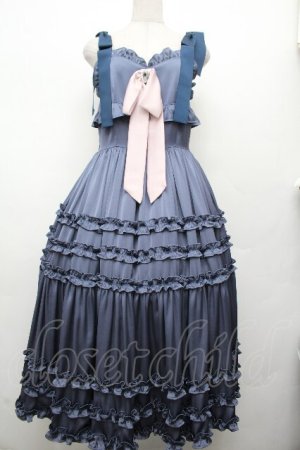 画像: Angelic Pretty / Classy Ladyジャンパースカート  ネイビー S-26-03-24-036-AP-OP-SA-ZS