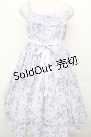 画像: Angelic Pretty / Dramatic Rose SpecialジャンパースカートSet  ラベンダー S-26-03-24-038-AP-OP-SZ-ZS