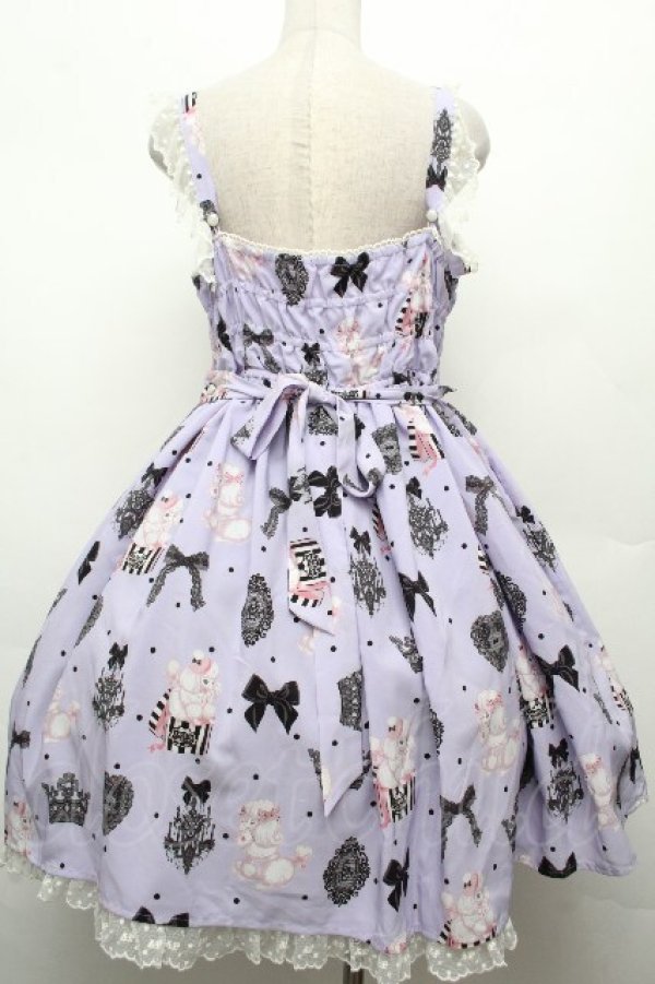 画像2: Angelic Pretty / Mademoiselle de Paris Specialジャンパースカート  ラベンダー S-26-03-24-040-AP-OP-AS-ZS (2)