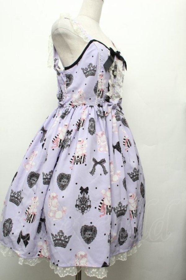 画像3: Angelic Pretty / Mademoiselle de Paris Specialジャンパースカート  ラベンダー S-26-03-24-040-AP-OP-AS-ZS (3)