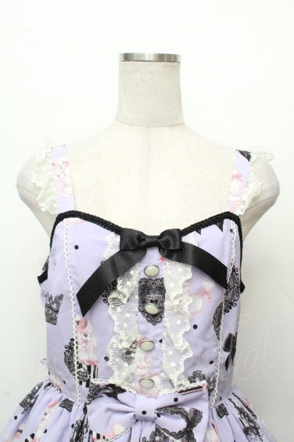 画像4: Angelic Pretty / Mademoiselle de Paris Specialジャンパースカート  ラベンダー S-26-03-24-040-AP-OP-AS-ZS (4)