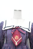 画像4: Angelic Pretty / Universityワンピース  紺ｘ赤 S-26-03-24-041-AP-OP-AS-ZS (4)