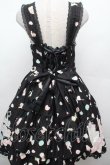 画像2: Angelic Pretty / Decoration Dream後ろフリルジャンパースカート  黒 S-26-03-24-043-AP-OP-SZ-ZS (2)