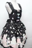 画像3: Angelic Pretty / Decoration Dream後ろフリルジャンパースカート  黒 S-26-03-24-043-AP-OP-SZ-ZS (3)