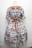 画像2: axes femme kawaii / お菓子の家柄ワンピース  ミント S-26-03-24-001-AX-BL-HR-ZS (2)