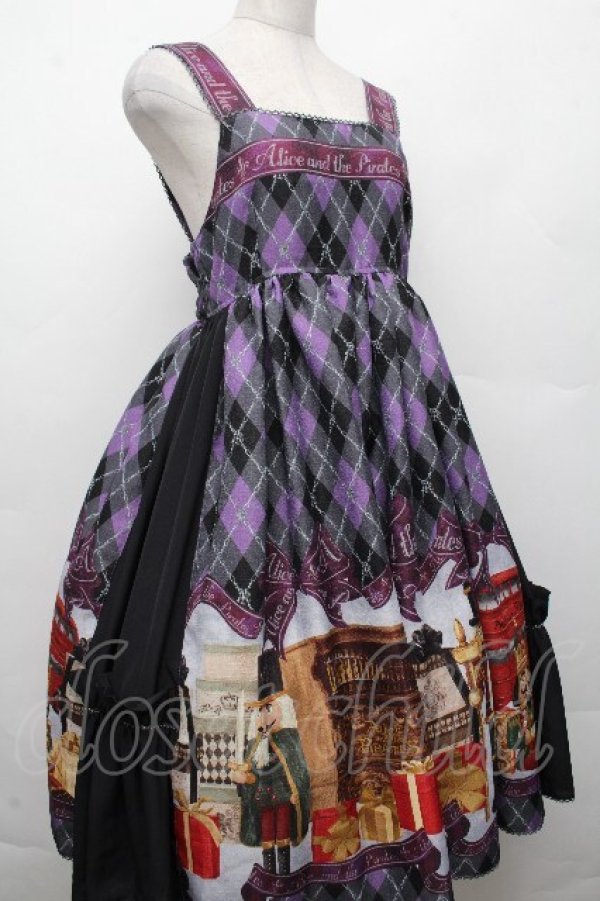 画像3: ALICE and the PIRATES / Nostalgic Gift〜くるみ割り人形と大切な想い出〜ジャンパースカートII  パープル S-26-03-24-047-PA-OP-SA-ZS (3)