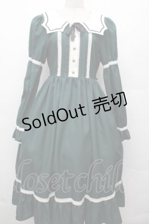 画像: ALICE and the PIRATES / Bat Maidワンピース  グリーン S-26-03-24-050-PA-OP-AS-ZY