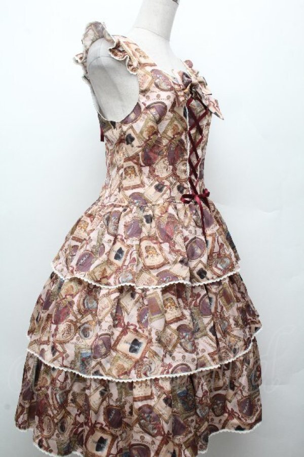 画像3: ALICE and the PIRATES / Memory frame of royal crownジャンパースカートI型  ピンク S-26-03-24-052-PA-OP-HR-ZS (3)