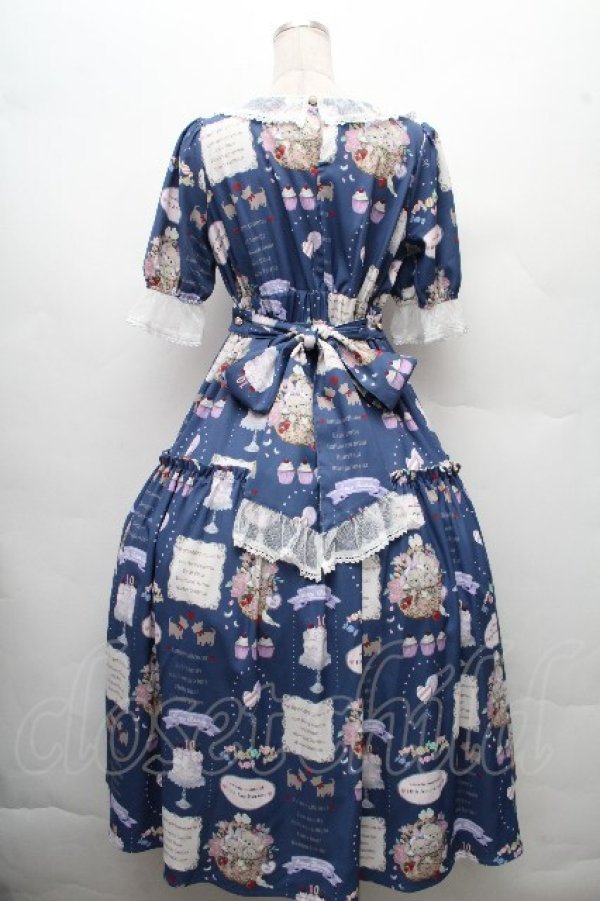 画像2: axes femme kawaii / 10thアニバーサリーワンピース M ブルー S-26-03-24-009-AX-OP-SZ-ZS (2)