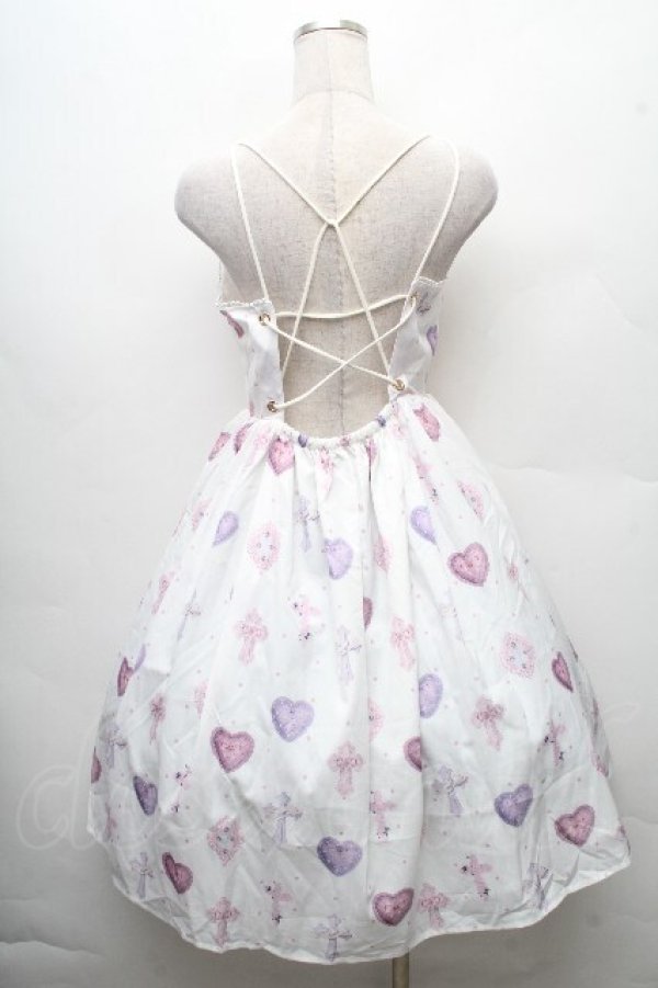 画像2: axes femme kawaii / ロージークロスジャンスカ  白 S-26-03-24-014-AX-OP-HR-ZS (2)