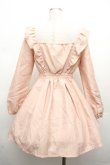 画像2: LIZ LISA / フロントリボンワンピース 0 くすみピンク S-26-03-24-021-LO-OP-SZ-ZS (2)