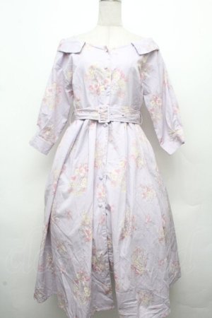 画像: LIZ LISA / イノセントフラワー柄ワンピース  ラベンダー S-26-03-24-023-LO-OP-HR-ZS