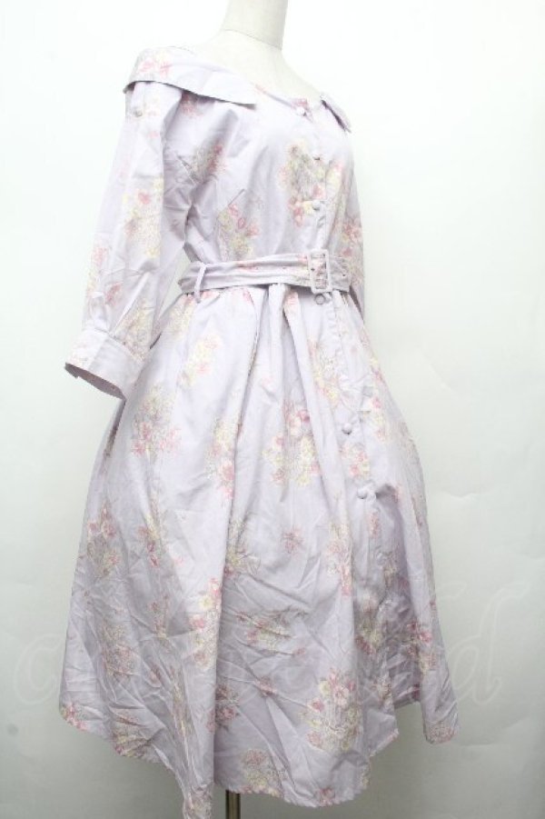 画像3: LIZ LISA / イノセントフラワー柄ワンピース  ラベンダー S-26-03-24-023-LO-OP-HR-ZS (3)