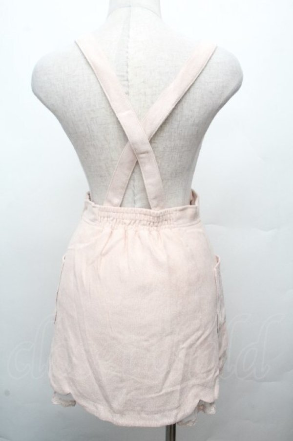 画像2: LIZ LISA / リボン刺繍ポケットスカート  ピンク S-26-03-24-024-LO-SK-AS-ZS (2)