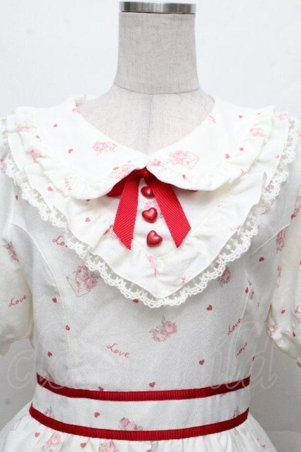 画像4: LIZ LISA / ラブレターラビット柄ワンピース  オフ S-26-03-24-025-LO-OP-AS-ZS (4)