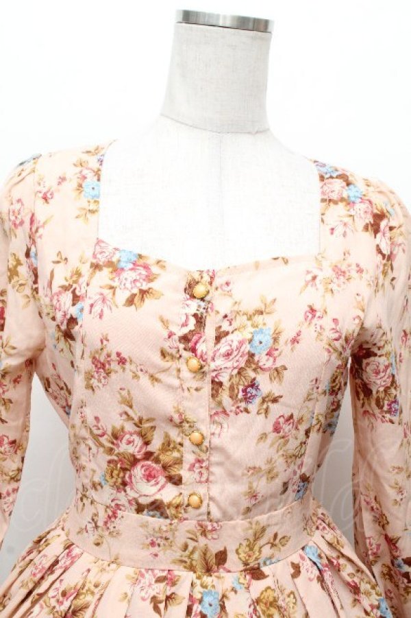 画像4: LIZ LISA / ローズブーケワンピース  ピンク S-26-03-24-026-LO-OP-HR-ZS (4)