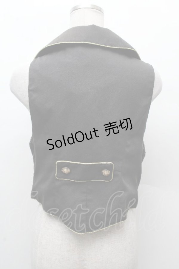 画像3: Amavel / Royal Princeの勲章ベスト  黒 S-26-03-28-035-CA-JA-AS-ZS (3)