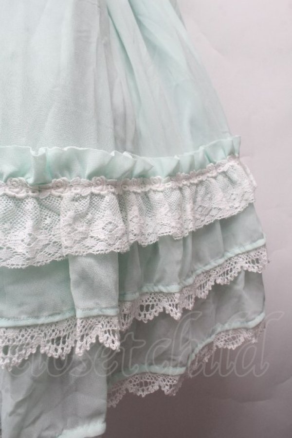 画像5: BABY,THE STARS SHINE BRIGHT / トリアノンシフォンワンピース  ミント S-26-03-28-037-BA-OP-AS-ZS (5)