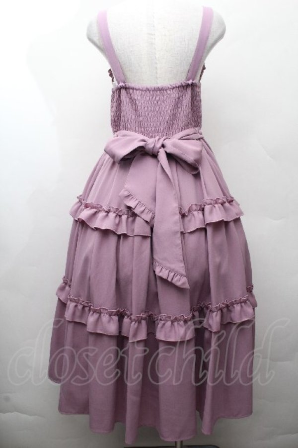 画像3: axes femme kawaii / ロマンティックフリルジャンパースカート M ラベンダー S-26-03-28-039-AX-OP-TE-ZS (3)