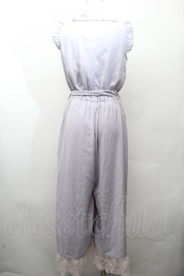 画像3: axes femme POETIQUE / フリルデザインコンビネゾン  ラベンダー S-26-03-28-040-AX-OP-AS-ZS (3)