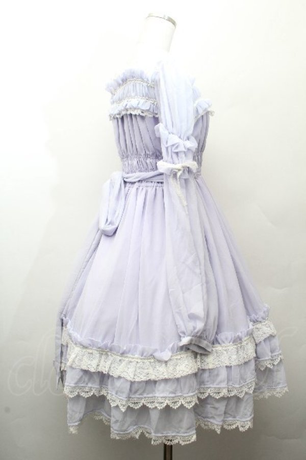 画像2: BABY,THE STARS SHINE BRIGHT / トリアノンシフォンワンピース  ラベンダー S-26-03-28-041-BA-OP-AS-ZS (2)