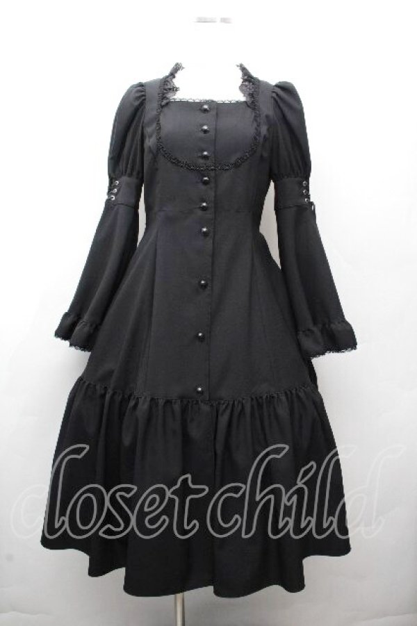 画像1: MIHO MATSUDA / ワンピース・オズリー S ブラック S-26-03-28-048-GO-OP-TE-ZS (1)