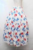 画像2: Jane Marple / Anniversary ribbonsダブルタックスカート  白 S-26-03-28-049-JM-SK-AS-ZS (2)